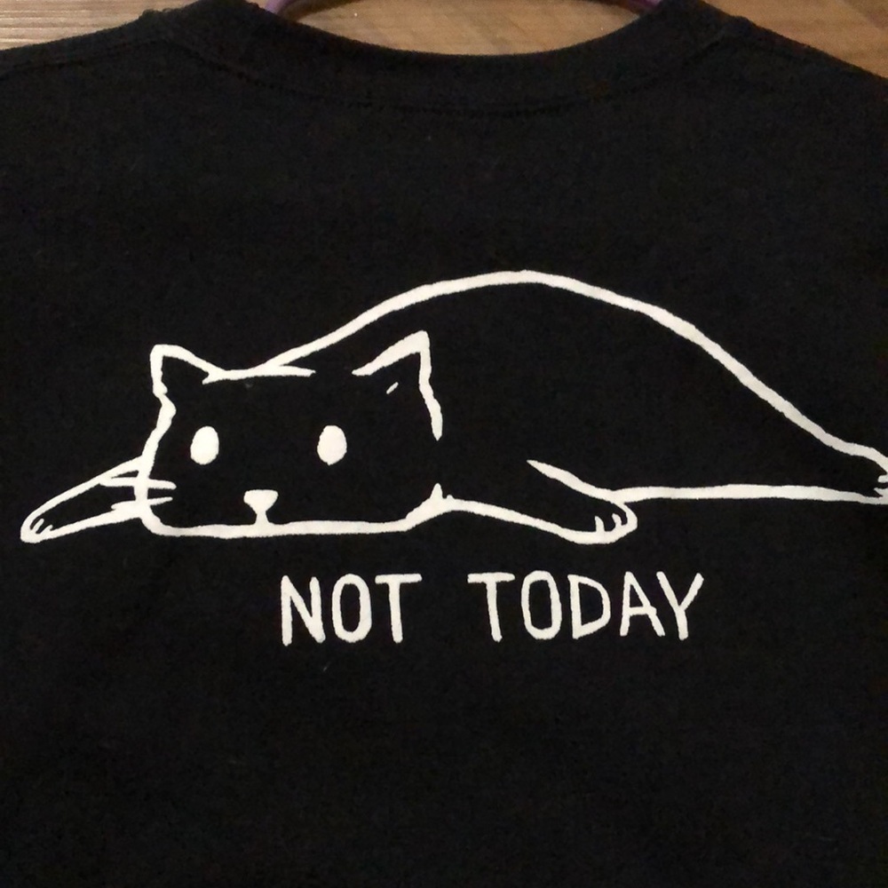 NOT Today Cat Sweater